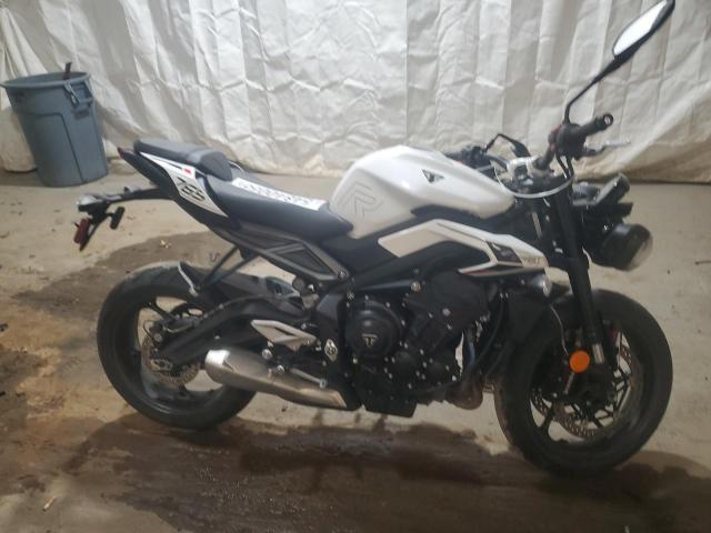  Salvage Triumph Motorcycle Street