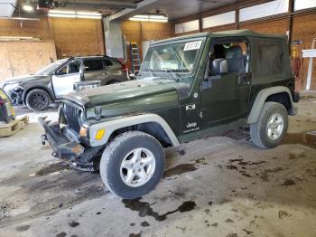  Salvage Jeep Wrangler