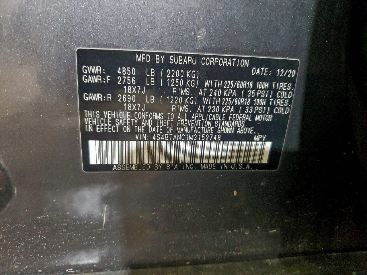 Subaru Outback Limited Image 8