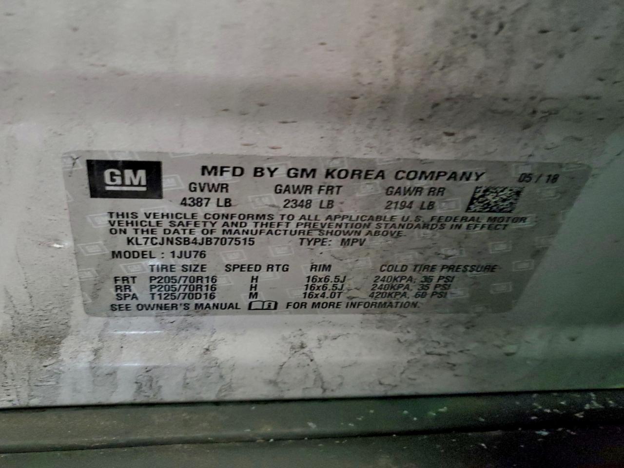 Chevrolet Trax Ls Image 9