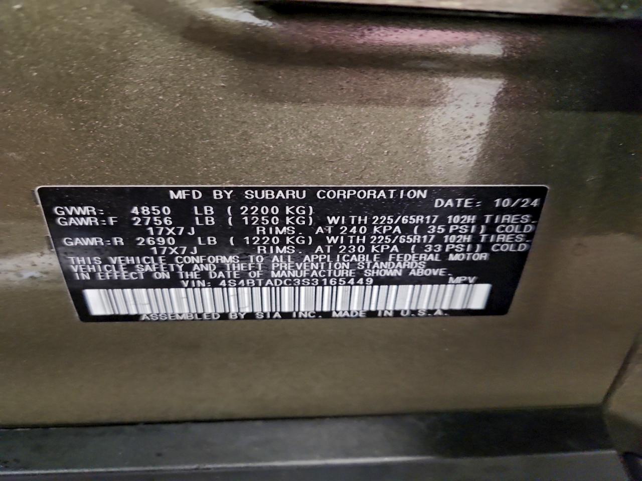 Subaru Outback Premium Image 9